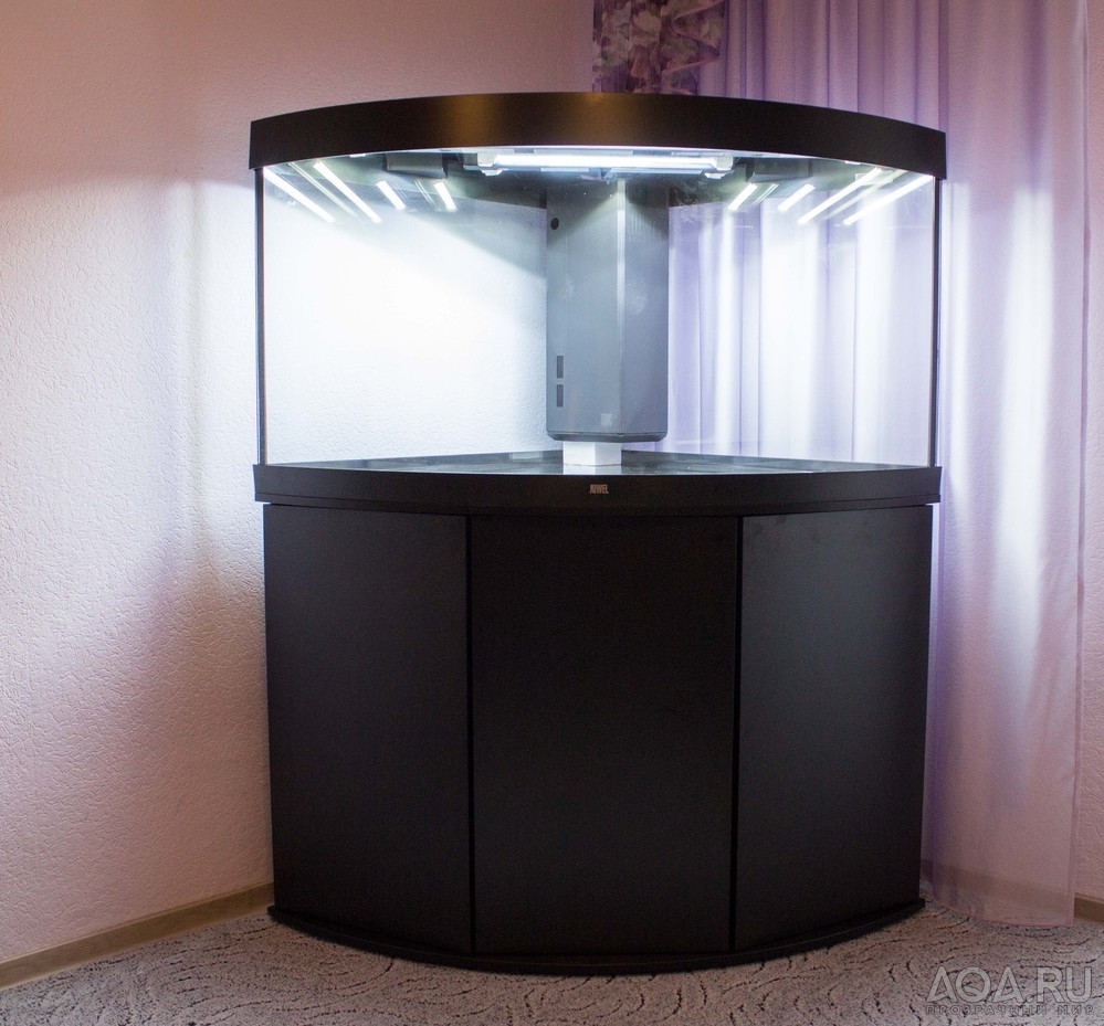 Тумба и аквариум Aquarium Juwel Trigon SBX 350 на месте