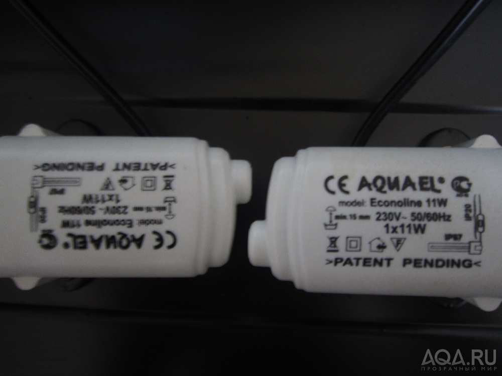 AQUAEL model:Econoline 11W 230V~50/60Hz 2 штуки.