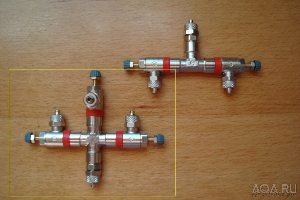со2 разветвитель на 3 аквариума 