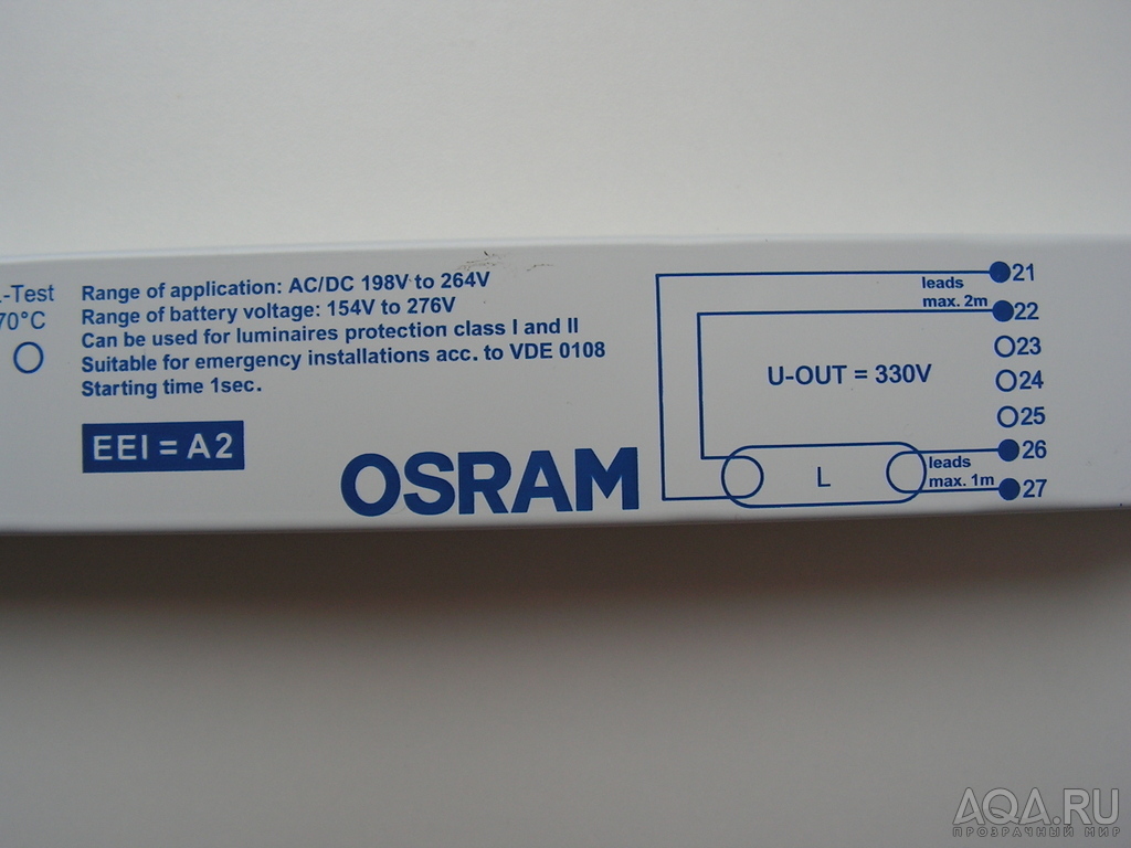 ЭПРА Osram Quicktronic Intelligent QTi 1x28/54