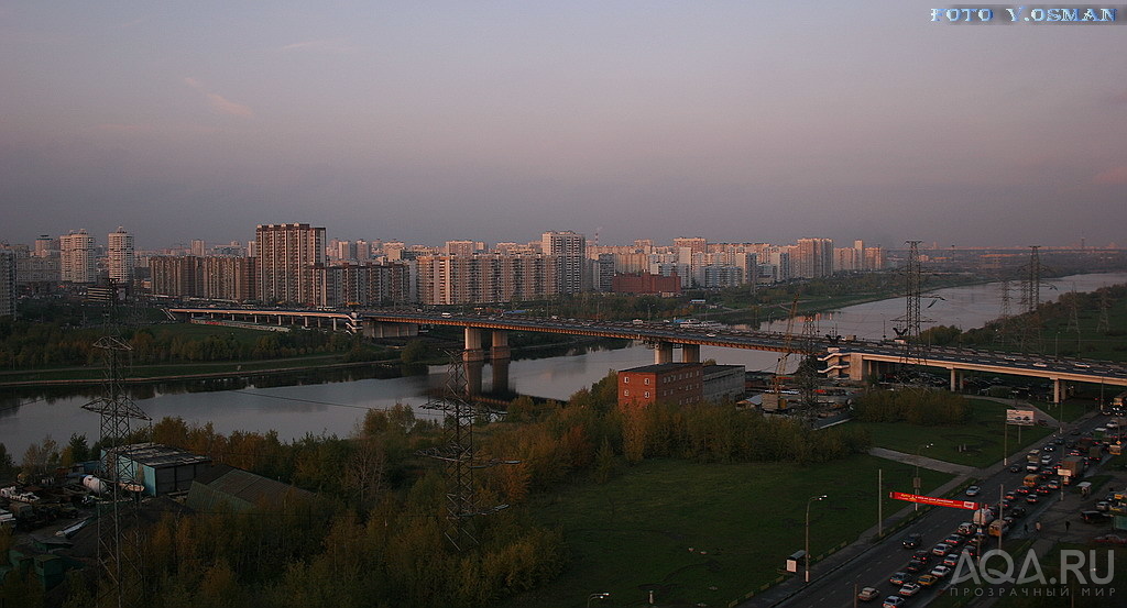 Перед закатом (вид из окна)