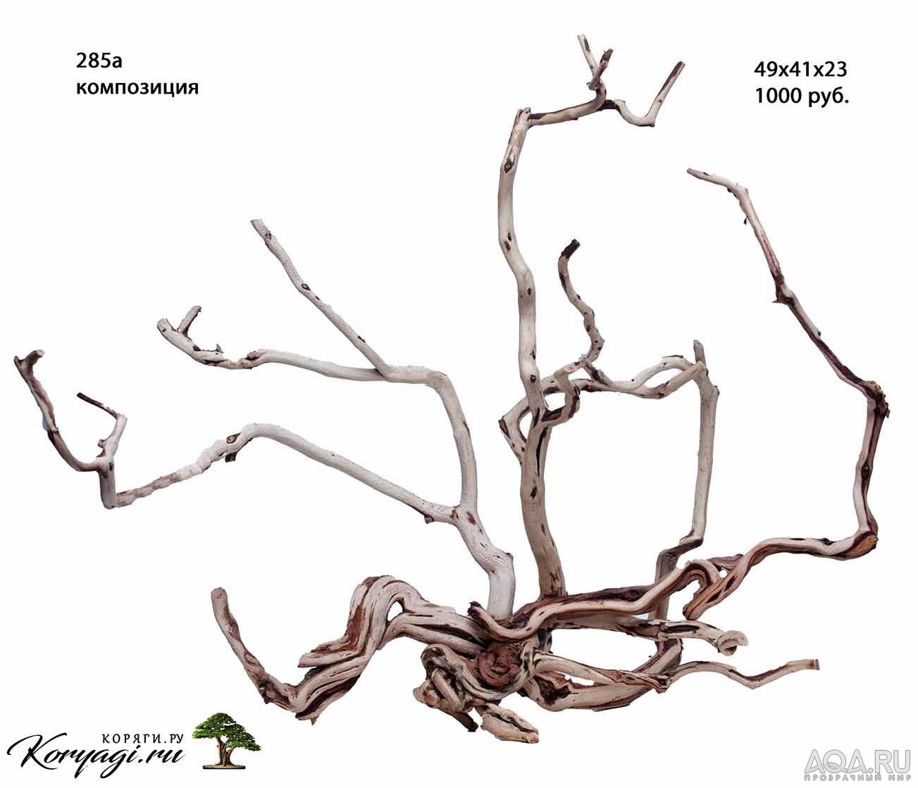 Коряги для аквариумов, террариумов, живые деревья.
