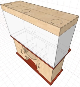 Делаем тумбу под аквариум своими руками: на что обратить внимание